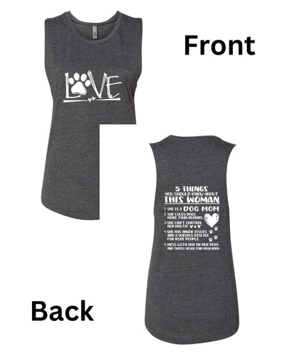 Dog Love, Proud Dog Mom Version 2 Muscle Tank - Project 2520