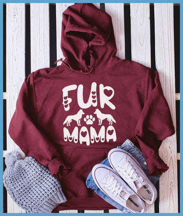 Fur Mama Siberian Husky Hoodie