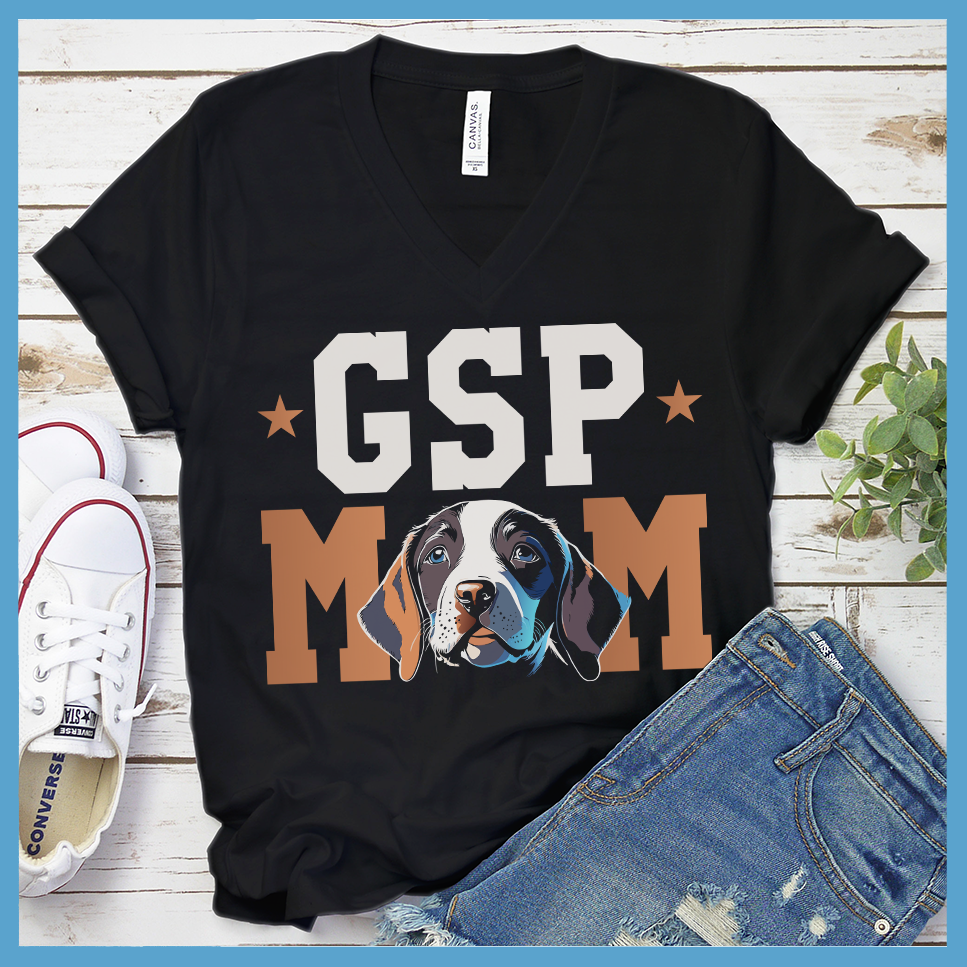 GSP Mom Colored Print V-Neck