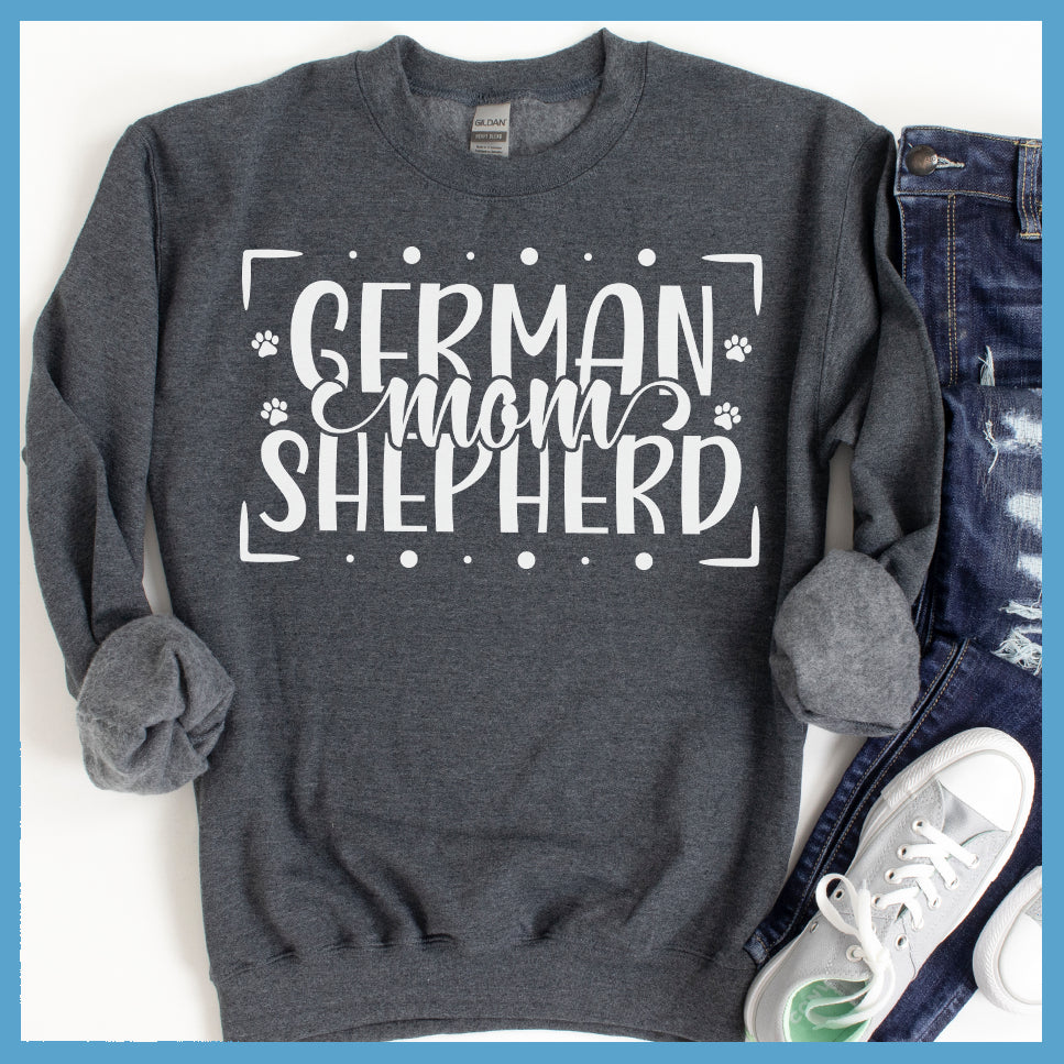 German Shepherd Mom Frame Sweatshirt