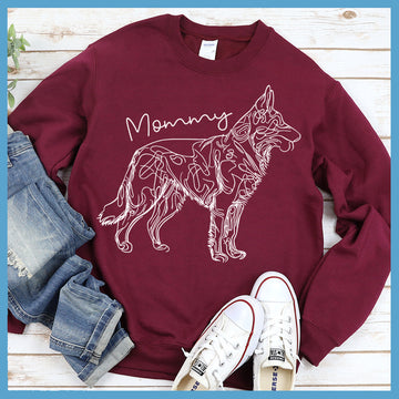 German Shepherd Mommy Sweatshirt