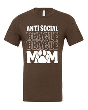 Load image into Gallery viewer, Antisocial Beagle Mom T-Shirt
