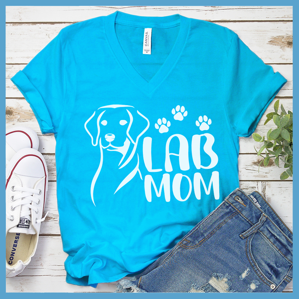 Lab Mom V-Neck