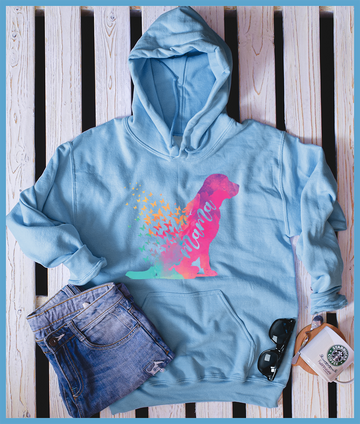 Labrador Mom Butterflies Hoodie