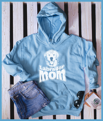 Labrador Mom Outline Hoodie