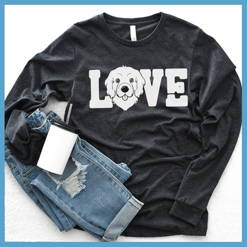 Love Golden Retriever Long Sleeves