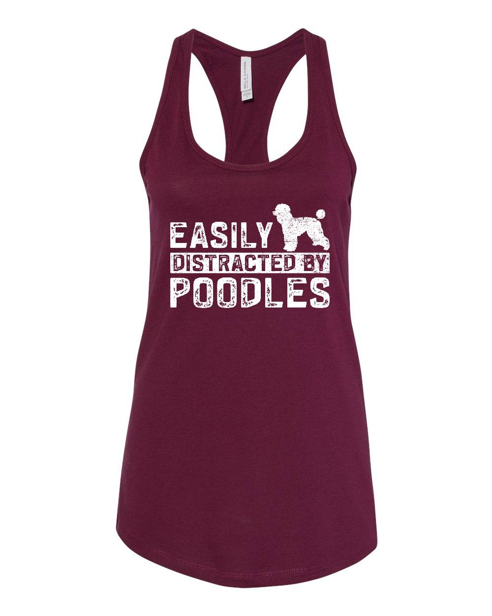 Easily Distracted By Poodles Tank Top