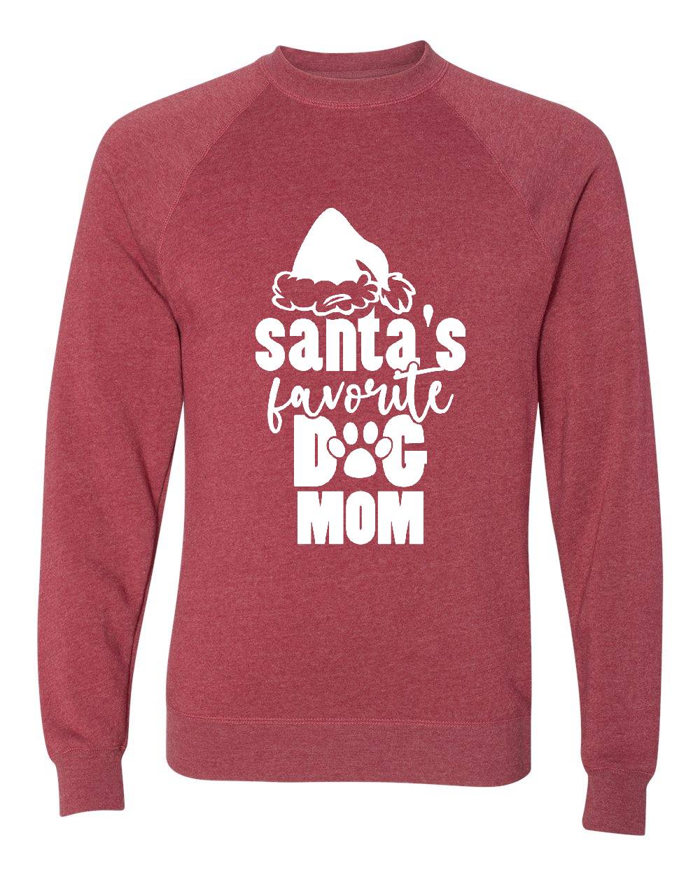 Santa's Favorite Dog Mom Version 1 Sweatshirt