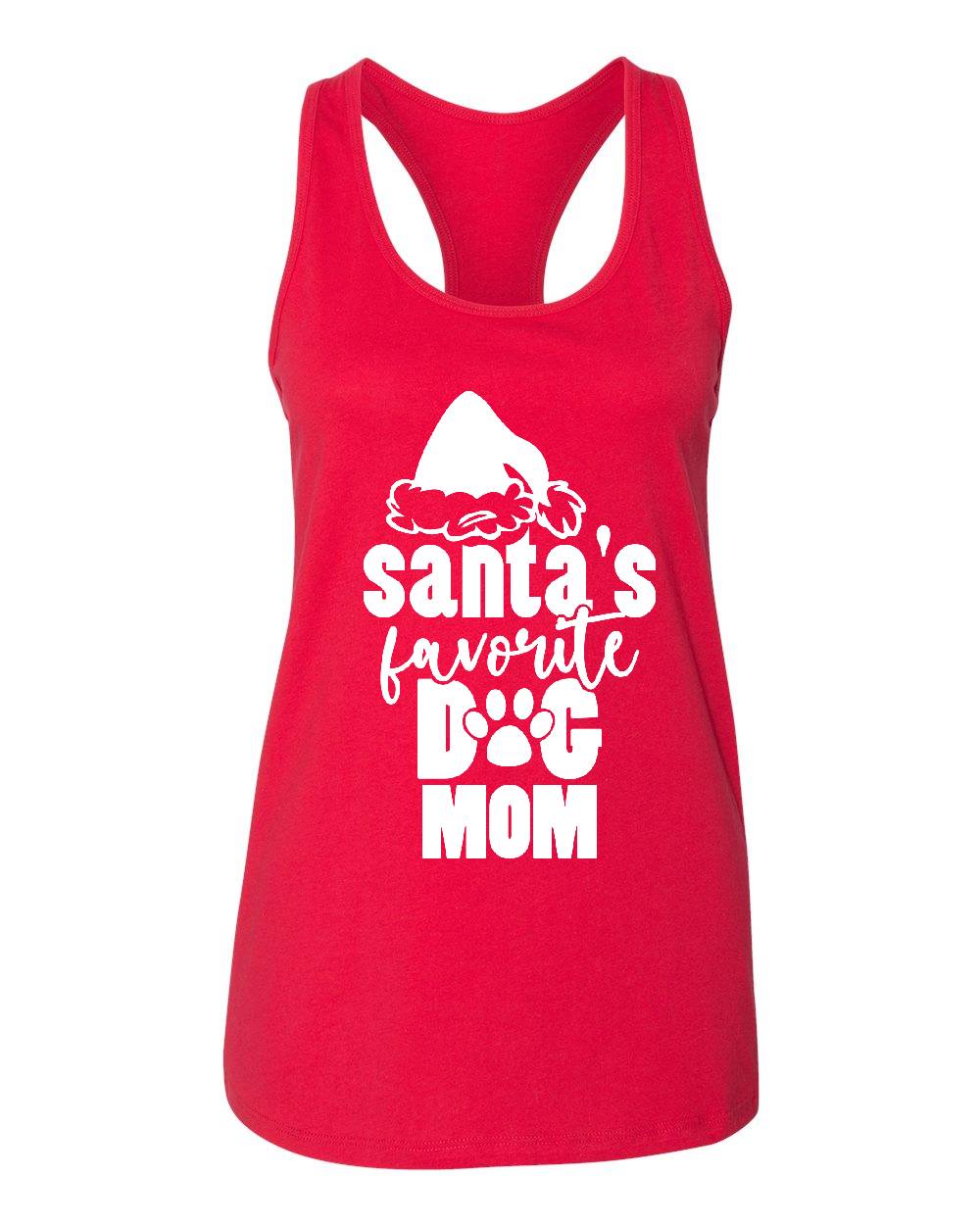 Santa's Favorite Dog Mom Version 1 Tank Top