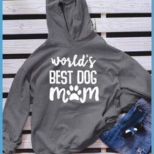 Load image into Gallery viewer, World&#39;s Best Dog Mom Hoodie
