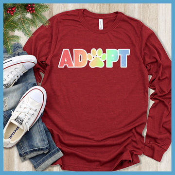 Adopt Colored Print Long Sleeves