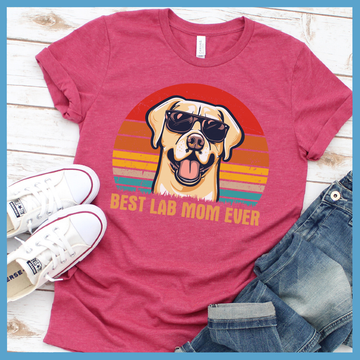 Retro Sunset Labrador T-Shirt