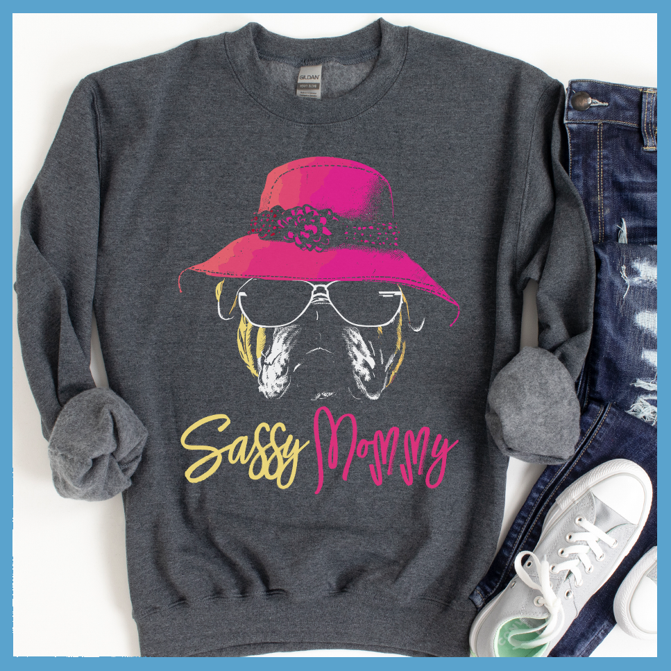 Sassy Mommy Colored Print Sweatshirt