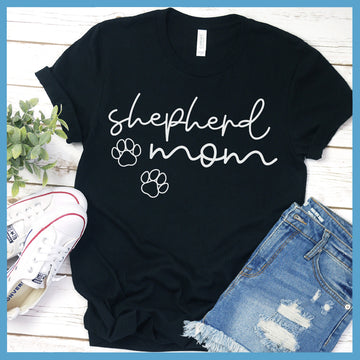 Shepherd Mom Script T-Shirt