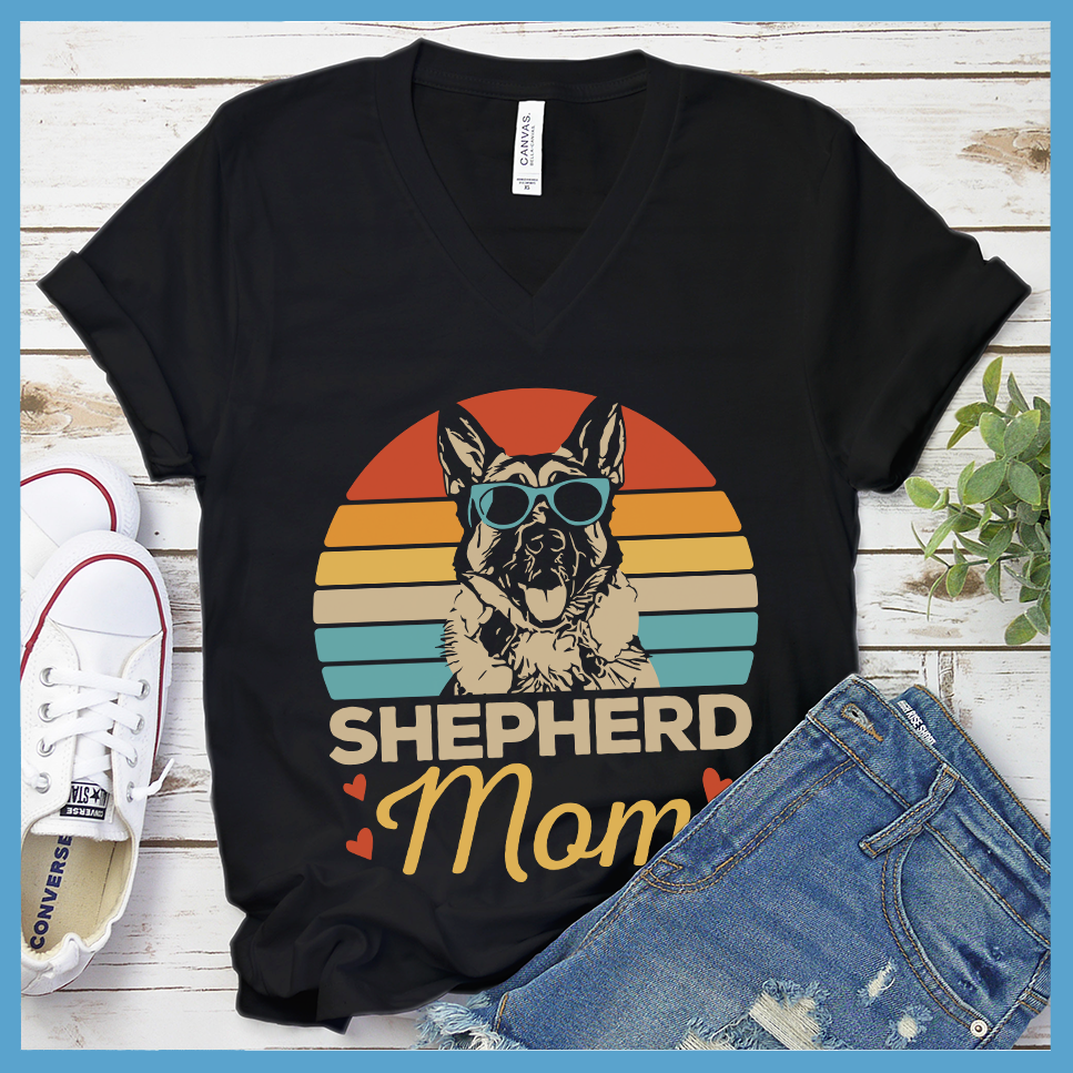 Shepherd Mom V-Neck