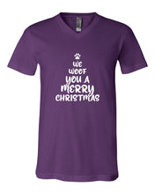 Load image into Gallery viewer, We Woof You A Merry Christmas Version 2 V-Neck
