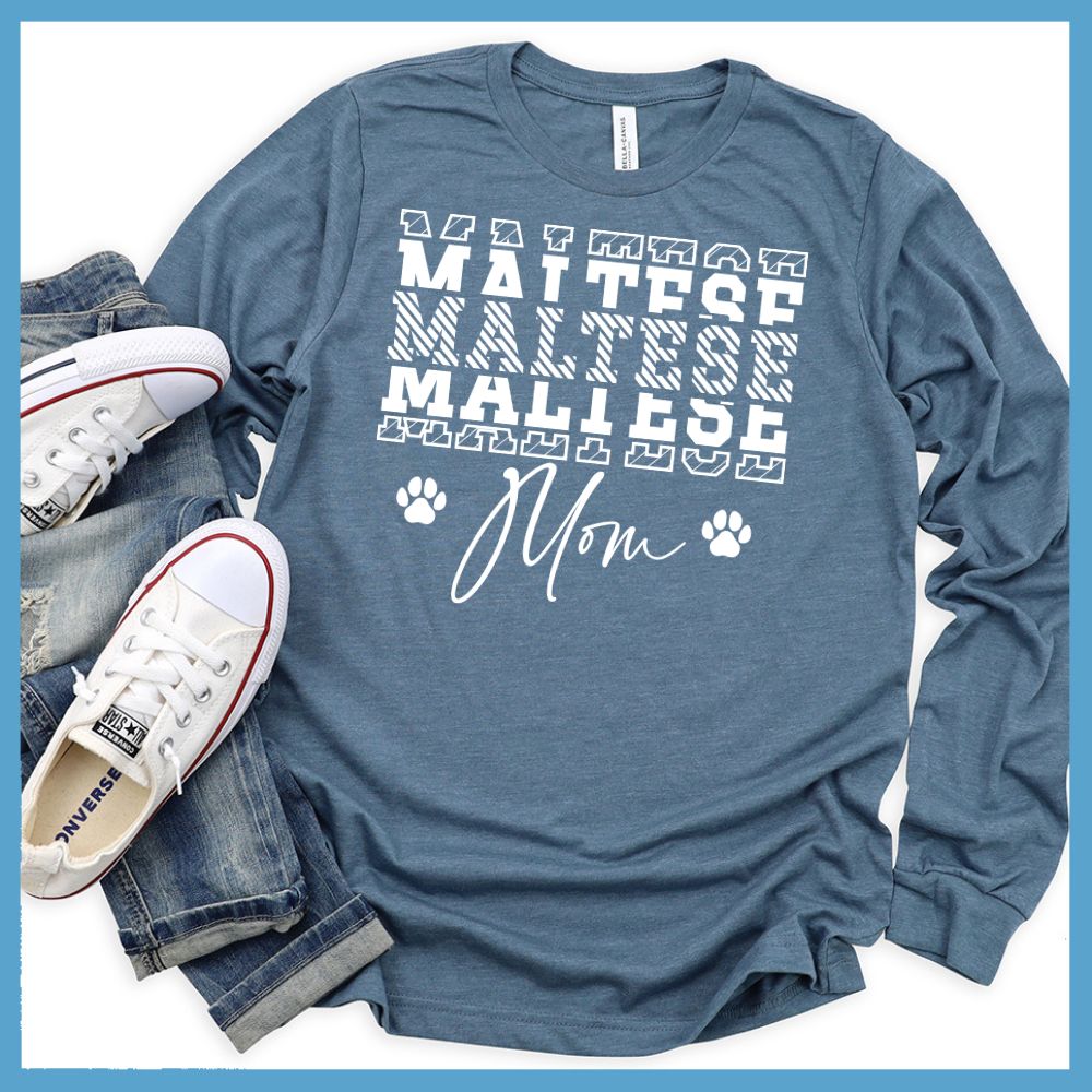 Maltese Mom Long Sleeves