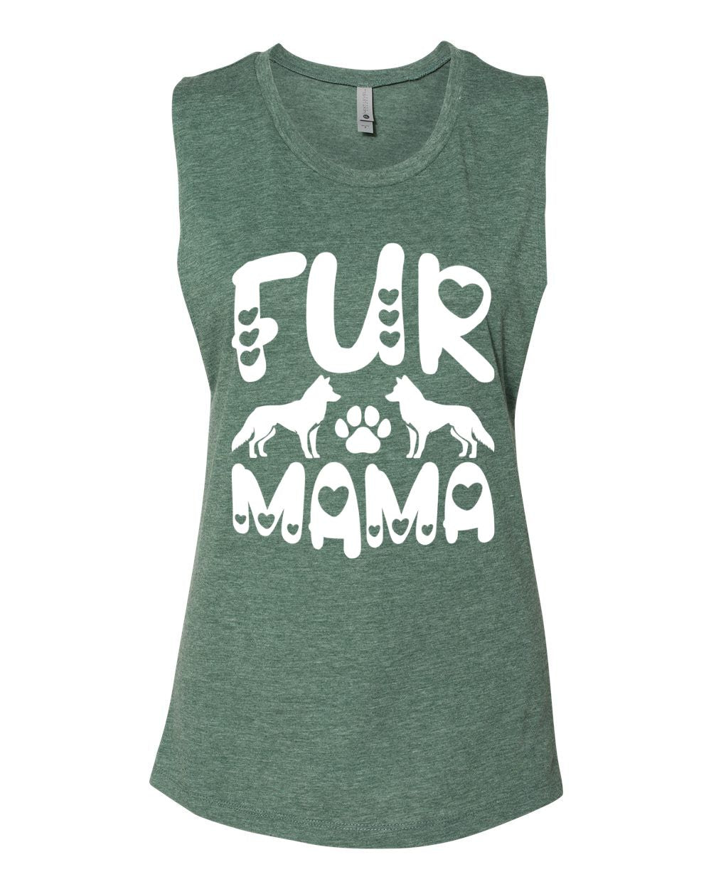 Fur Mama Siberian Husky Muscle Tank