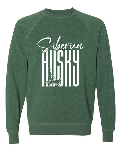 Siberrian Husky Dog Walking Sweatshirt