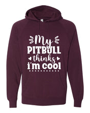 Load image into Gallery viewer, My Pitbull Thinks I&#39;m Cool Hoodie
