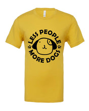 Load image into Gallery viewer, Less People More Dogs Dog Version 3 T-Shirt

