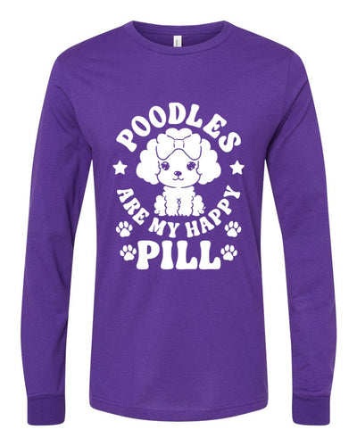 Poodles Are My Happy Pill Long Sleeves