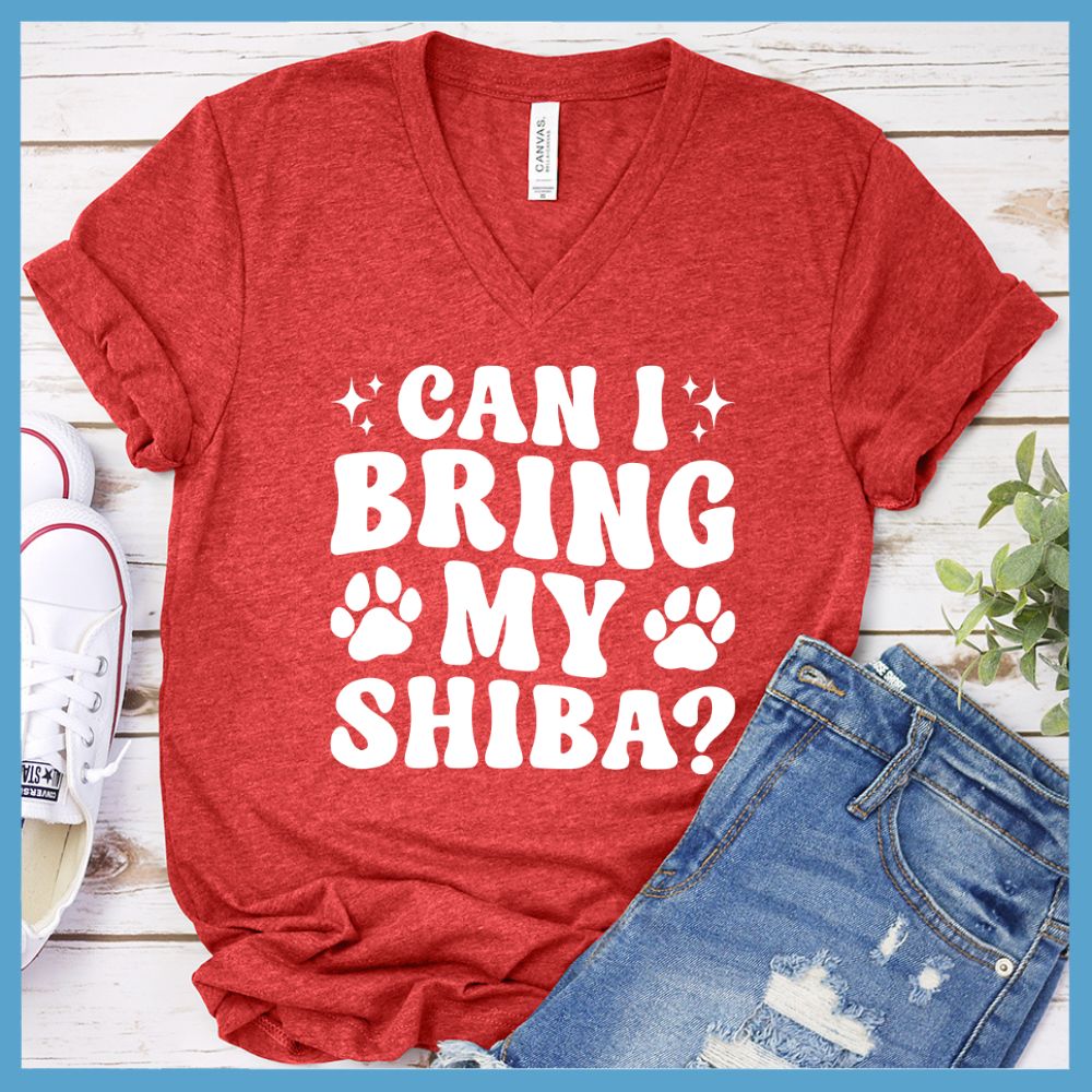 Can I Bring My Shiba V-Neck