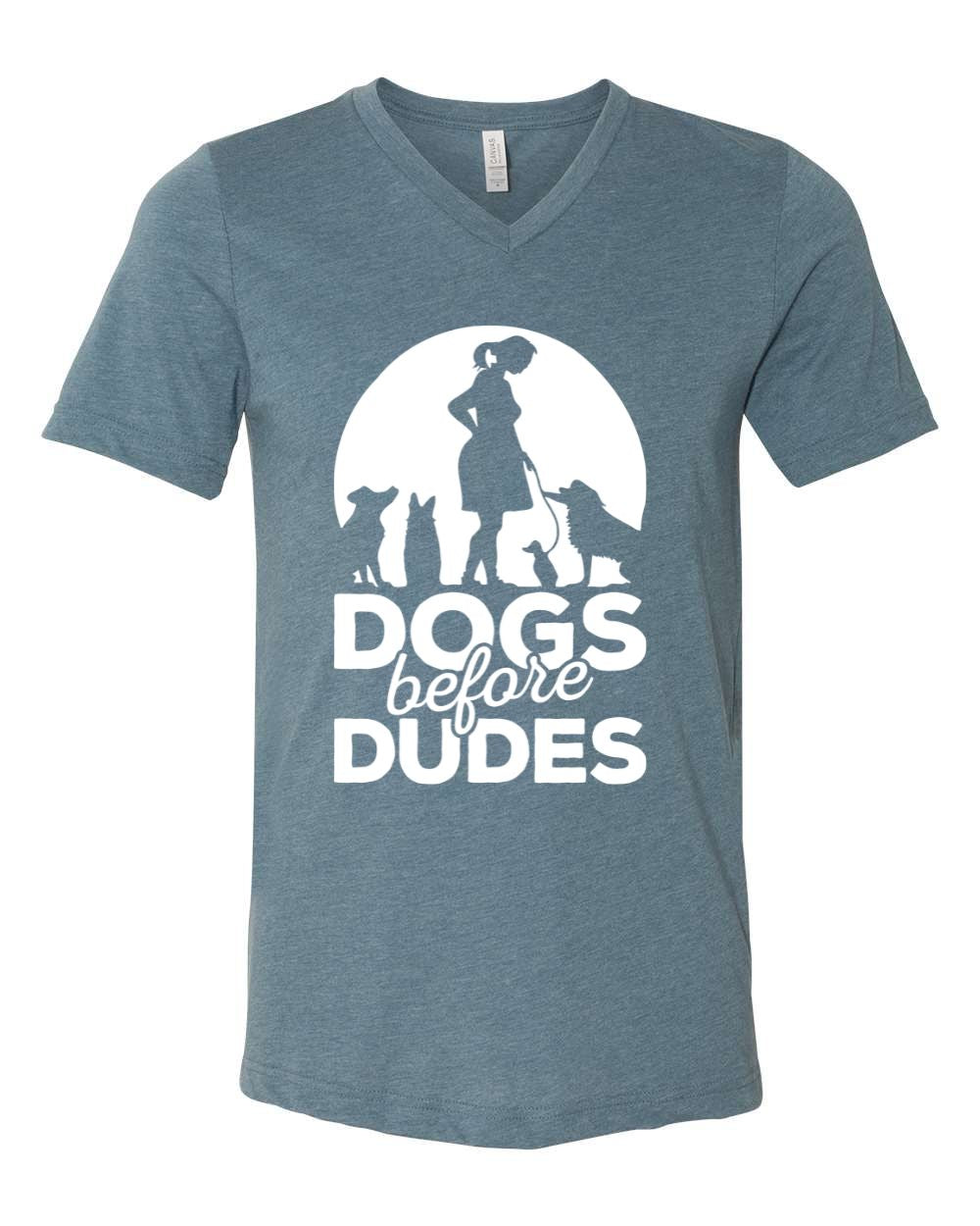 Dogs Before Dudes V-Neck