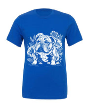 Load image into Gallery viewer, Floral British Bulldog T-Shirt
