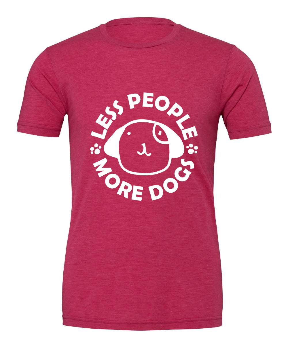 Less People More Dogs Dog Version 3 T-Shirt