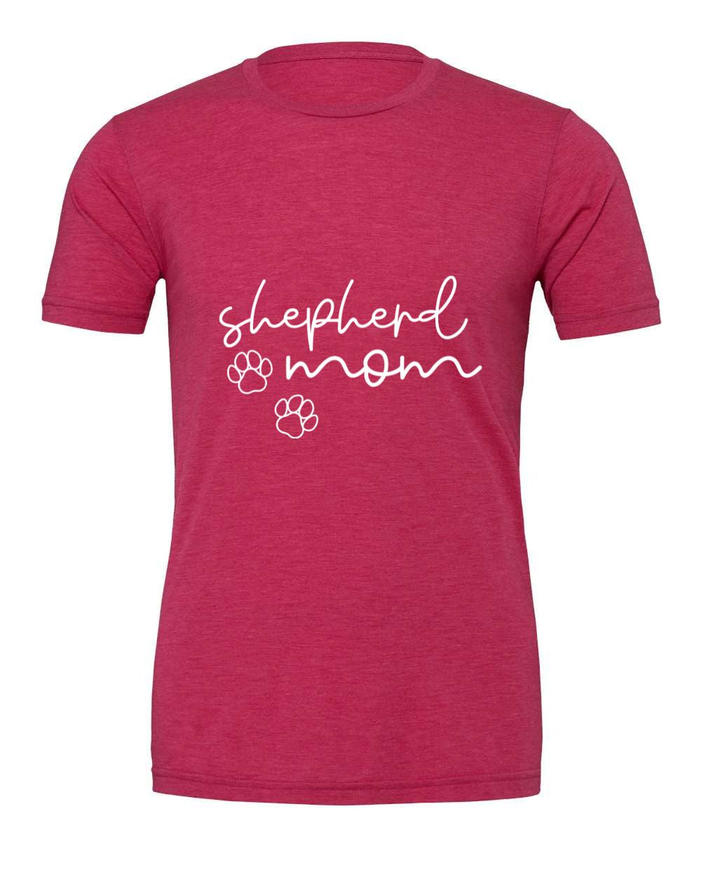 Shepherd Mom Script T-Shirt