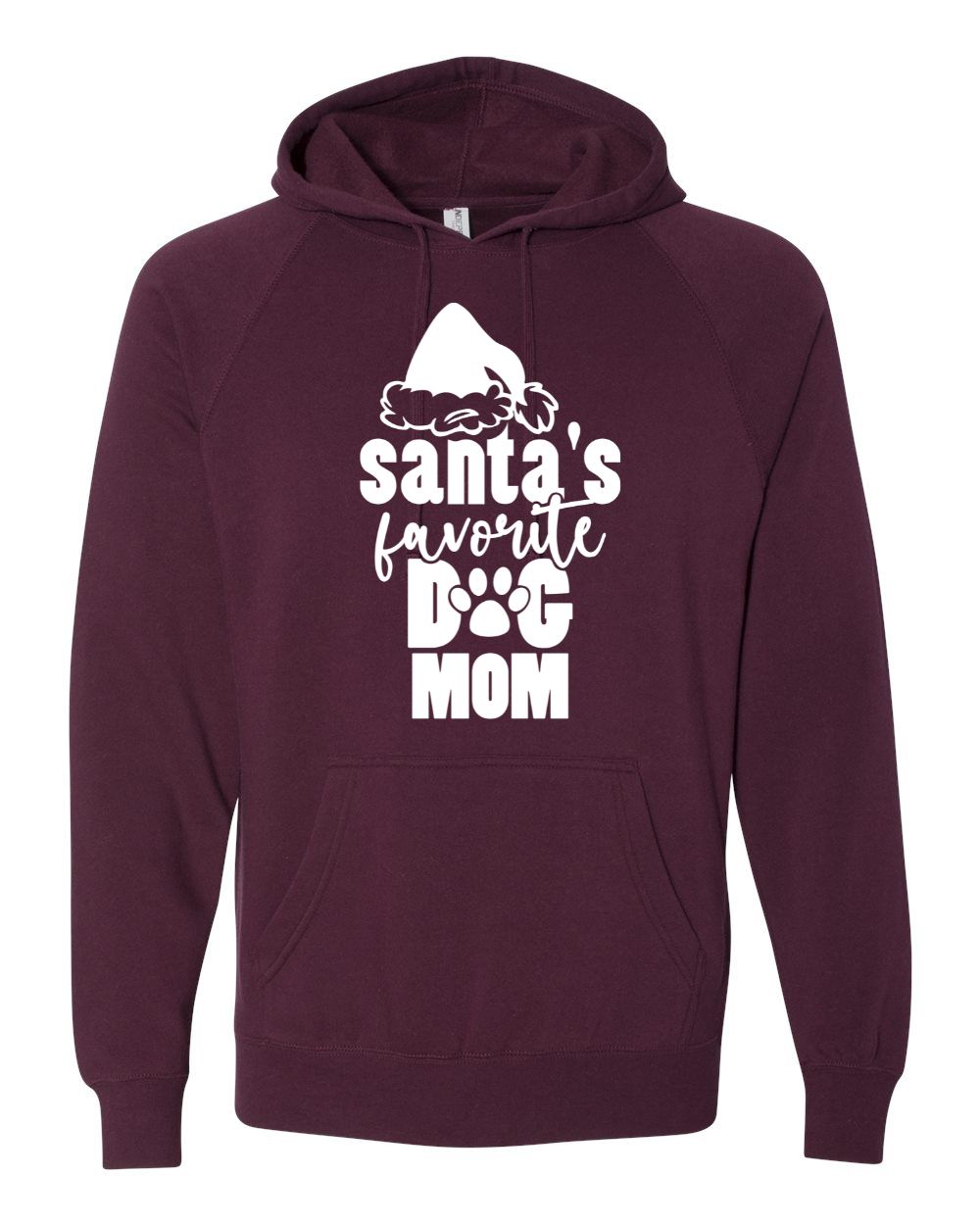 Santa's Favorite Dog Mom Version 1 Hoodie
