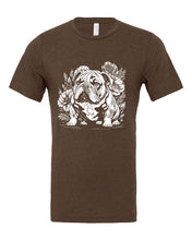 Load image into Gallery viewer, Floral British Bulldog T-Shirt
