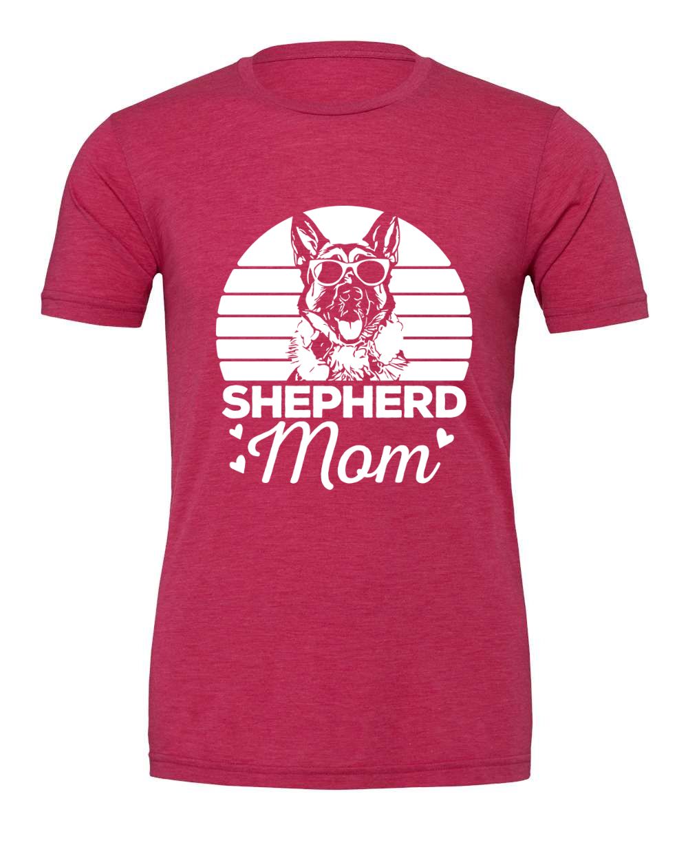 Shepherd Mom T-Shirt - White Design