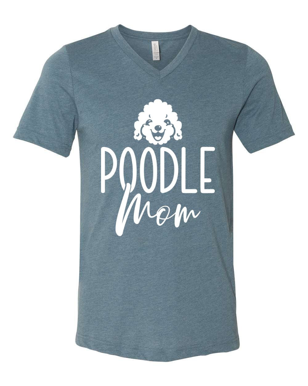 Poodle Mom Version 2 V-Neck