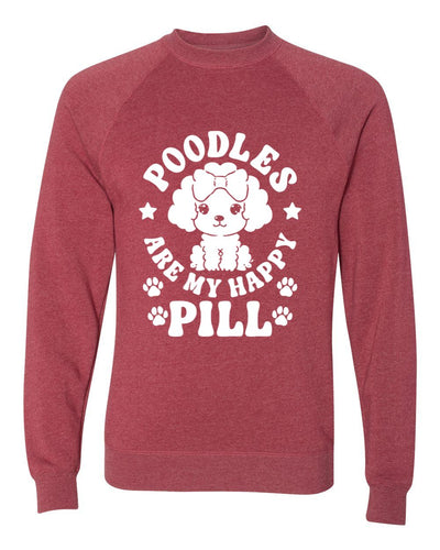 Poodles Are My Happy Pill Sweatshirt