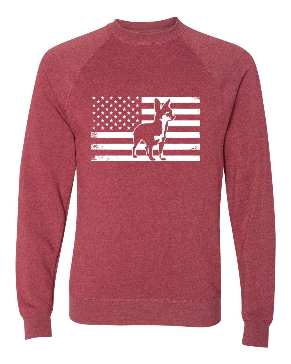 Chihuahua USA Flag Sweatshirt