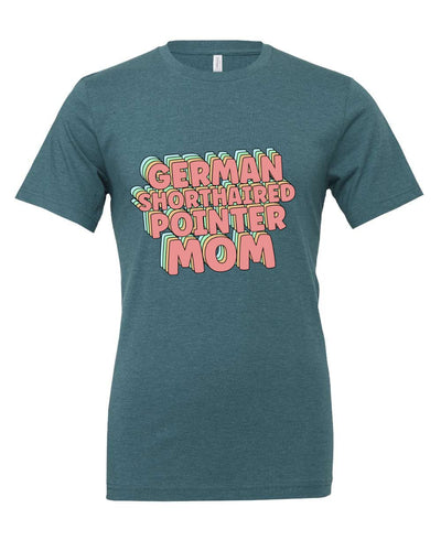German Shorthaired Pointer Mom Pastel T-Shirt