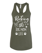 Load image into Gallery viewer, Rocking The Dog Mom Life Tank Top
