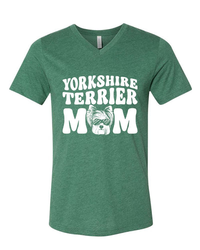 Yorkshire Terrier Mom V-Neck