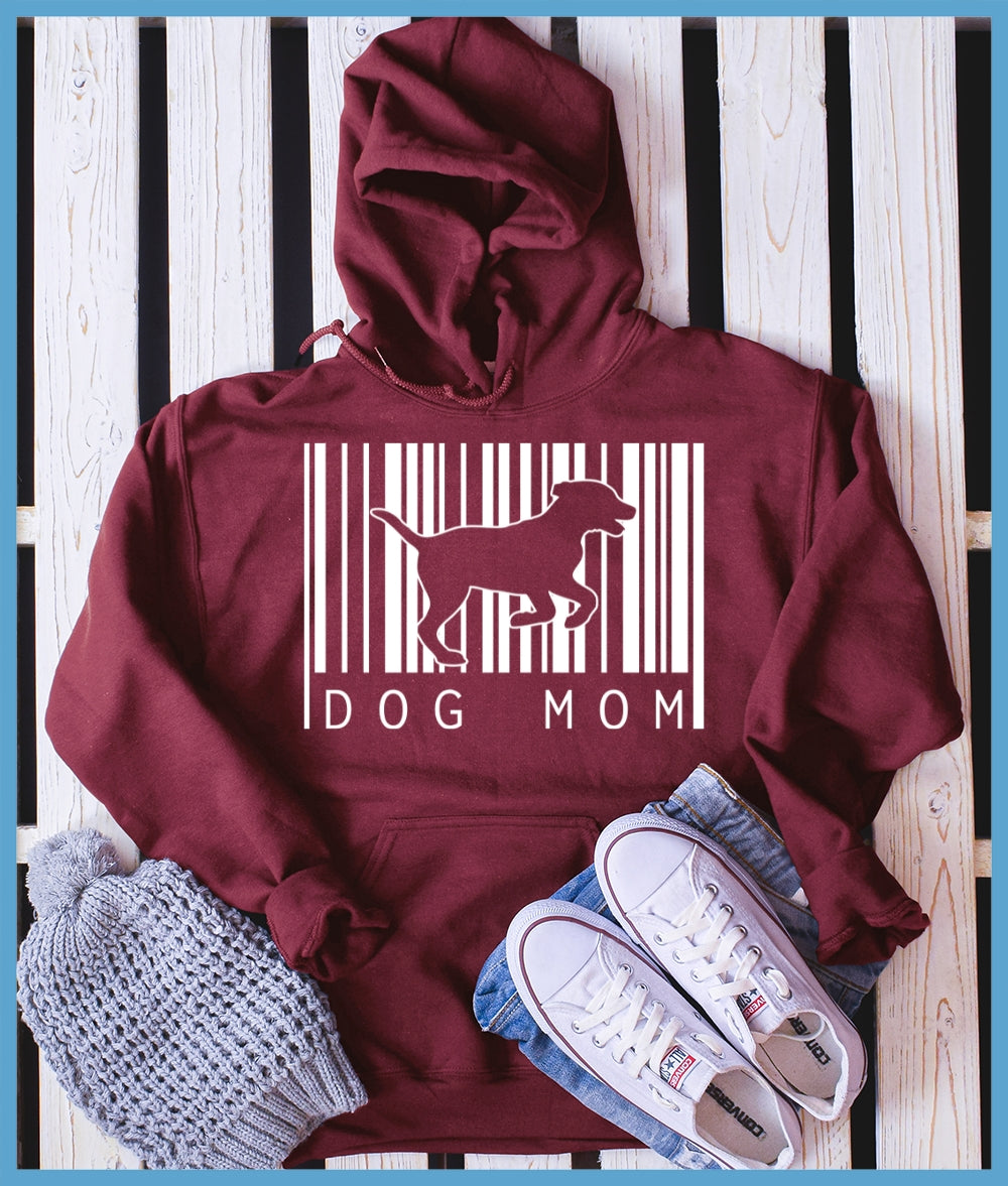 Barcode Dog Mom Hoodie