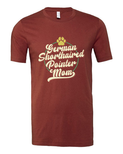 German Shorthaired Pointer Mom Round T-Shirt