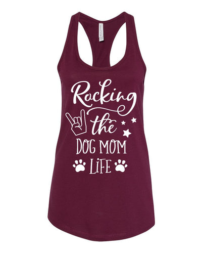 Rocking The Dog Mom Life Tank Top