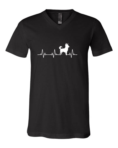 Chihuahua Heartbeat V-Neck