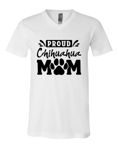 Proud Chihuahua Mom V-Neck
