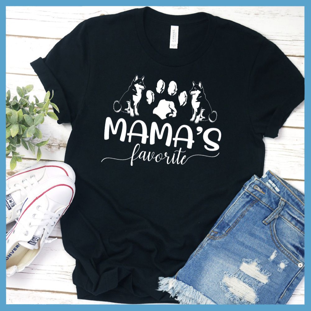 Shiba Inu Mama's Favorite T-Shirt