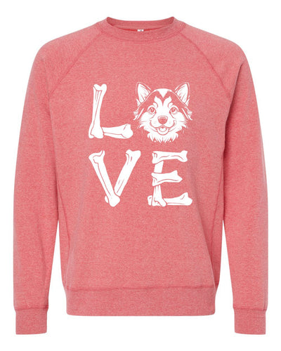 Love Siberian Husky Sweatshirt