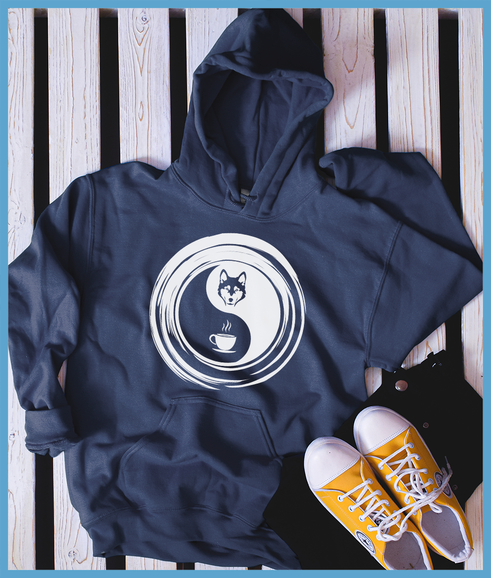 Yin Yang Husky Hoodie