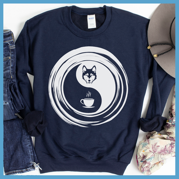 Yin Yang Husky Sweatshirt