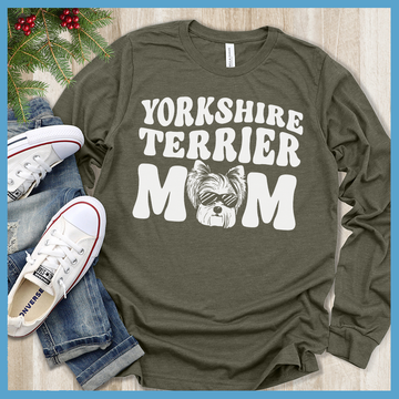 Yorkshire Terrier Mom Long Sleeves